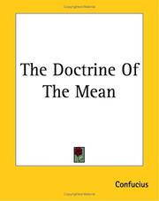 The Doctrine Of The Mean