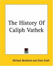 The History Of Caliph Vathek