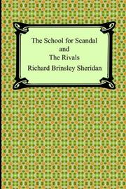 The school for scandal and The rivals