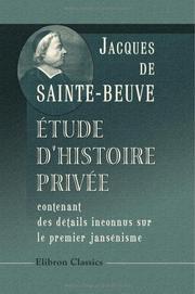 Étude d'histoire privée