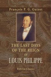 The Last Days of the Reign of Louis Philippe