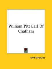 William Pitt, Earl of Chatham