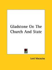 Gladstone on the Church and State