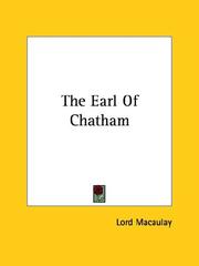 The Earl of Chatham