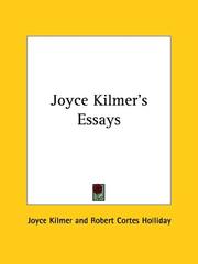 Joyce Kilmer's Essays