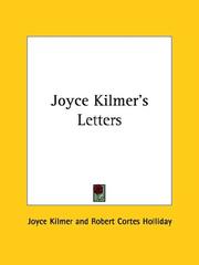 Joyce Kilmer's Letters