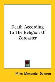 Death According to the Religion of Zoroaster