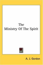 The ministry of the Spirit