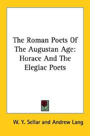 The Roman Poets of the Augustan Age