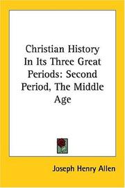 Christian history in its three great periods