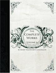 The Complete Works of Henry Wadsworth Longfellow, Volume 4