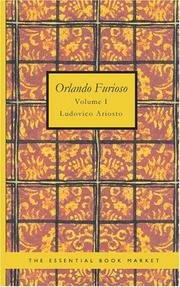 Orlando Furioso Volume 1