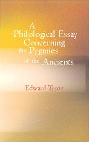 A philological essay concerning the pygmies of the ancients