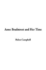 Anne Bradstreet and Her Time