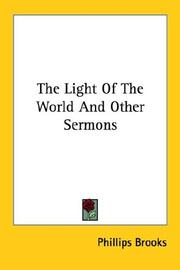 The light of the world and other sermons