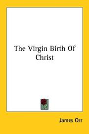 The virgin birth of Christ