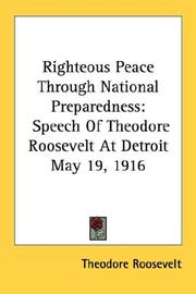 Righteous Peace Through National Preparedness