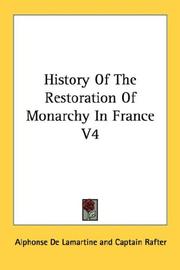 History Of The Restoration Of Monarchy In France V4