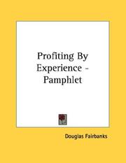 Profiting By Experience - Pamphlet