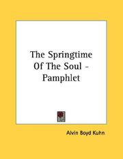 The Springtime Of The Soul - Pamphlet