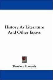 History As Literature And Other Essays