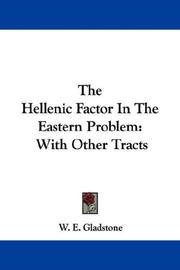 The Hellenic Factor In The Eastern Problem