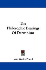 The Philosophic Bearings of Darwinism