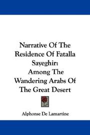 Narrative Of The Residence Of Fatalla Sayeghir