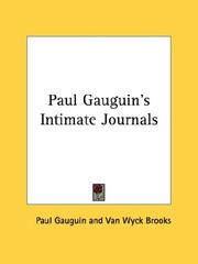 Paul Gauguin's intimate journals