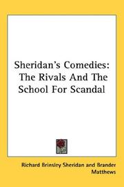 Sheridan's comedies