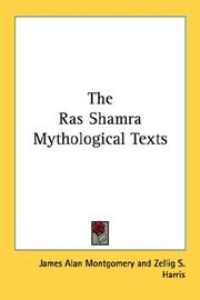 The Ras Shamra Mythological Texts