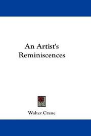 An artist's reminiscences