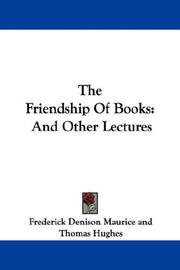 The Friendship Of Books