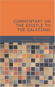 Commentary on the Epistle to the Galatians