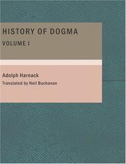 History of Dogma- Volume 1