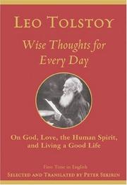 Wise thoughts for every day : on God, love, the human spirit, and living a good life