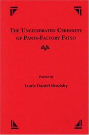 The uncelebrated ceremony of pants-factory fatso