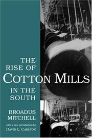 The rise of cotton mills in the South