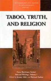 Taboo, Truth, and Religion