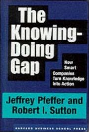 The knowing-doing gap