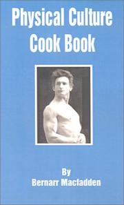 Physical culture cook book