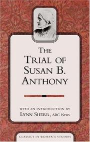 The trial of Susan B. Anthony