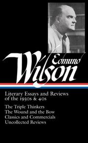 Literary essays and reviews of the 1930s & 40s