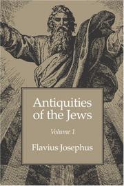 The Antiquities of the Jews Volume 1