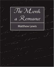 The Monk a Romance