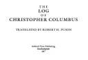 The log of Christopher Columbus