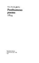 Posthumous Poems 1824 (Revolution and Romanticism, 1789-1834)