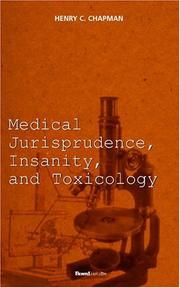 Medical Jurisprudence, Insanity, and Toxicology