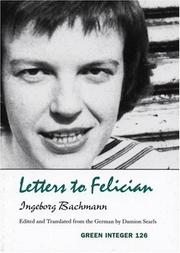 Letters to Felician (Green Integer, 99)