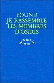 Je rassemble les membres d'Osiris